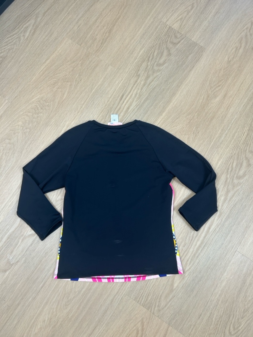 Mara Hoffman Rays Print Rash Guard L - Picture 5 of 5